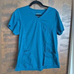 Women's Elements Teal Jogger Scrub Set || Medium